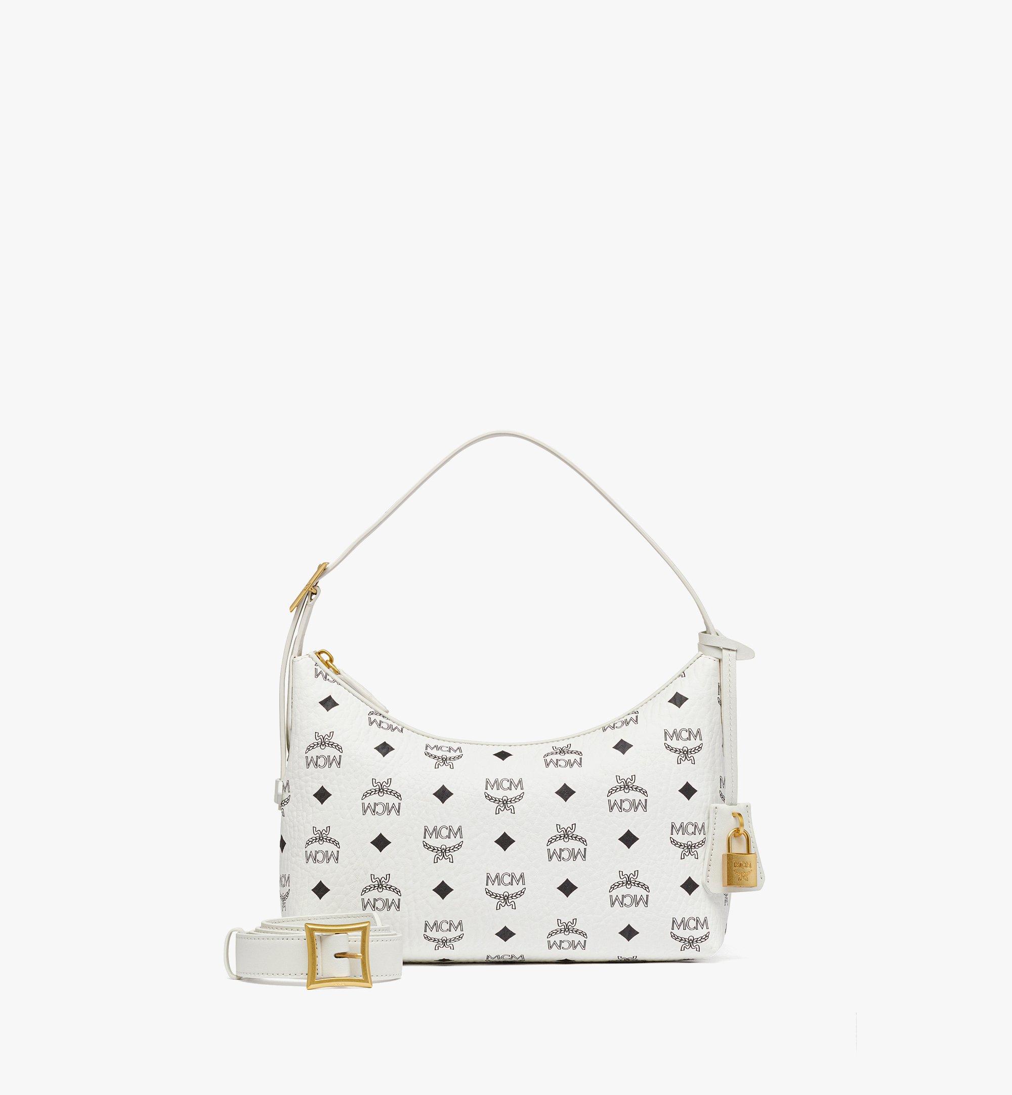 Mcm brand logo hot sale shoulder bag